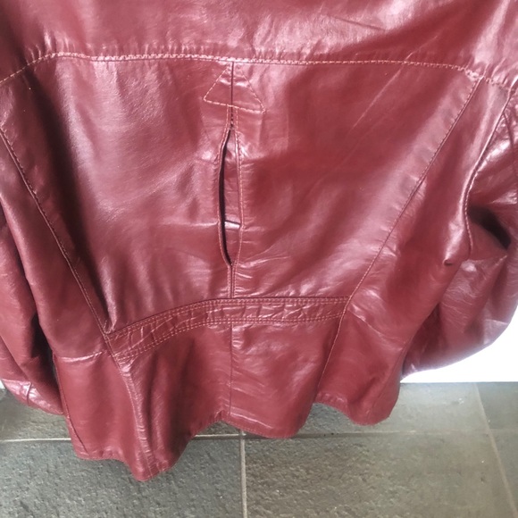 Vintage leather coat.No size .womans L or men’s M? - Picture 7 of 7